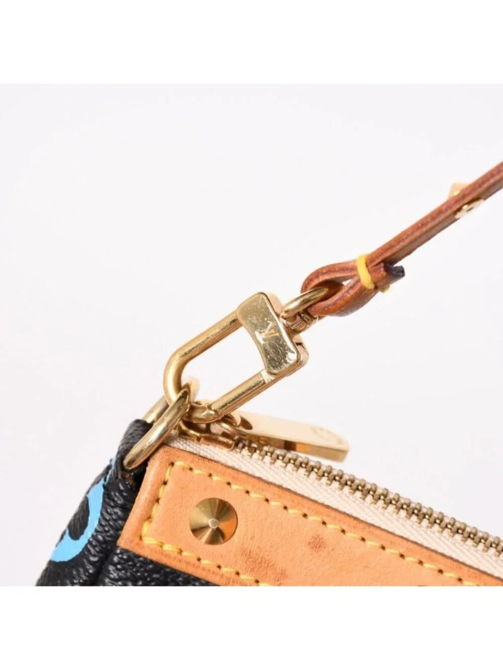Louis Vuitton Pochette Accessoires Pouch Monogram Multicolor Black